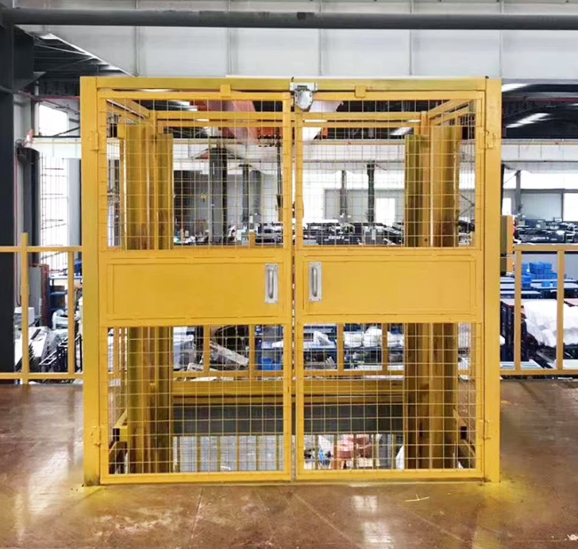 长汀智能导轨式升降机亮相